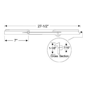 1937-39 Buick Cadillac Chevy Oldsmobile & Pontiac Restoration Parts Front Door Vent Window Main Seal - 10-235V
