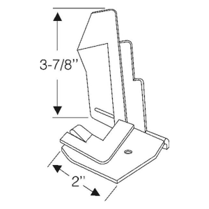1967-68 Buick Cadillac Chevy Oldsmobile & Pontiac Restoration Parts Quarter Window Filler - Part #13-011X