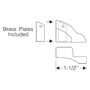 Filler - Front Corner of Convertible Top Front Bow