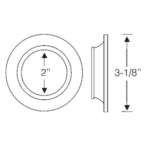 1956 Cadillac Restoration Parts Steering Column At Floor Grommet - 18-006G