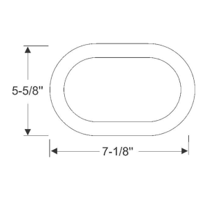 1964-66 Chevy Chevelle & El Camino Restoration Parts Floor Shift Carpet Grommet - #18-010G