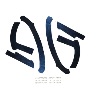 1964-66 Ford Mustang Restoration Parts: Front Fender Splash Apron Kit #03-205M