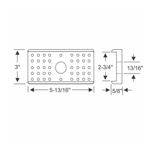 1954-71 Cadillac Restoration Parts Rear Leaf Spring Insulator - Part #07-012X.