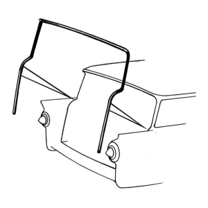 1957-58 Ford Wagon Restoration Parts - Liftgate Seal #B7A-5943706-A.