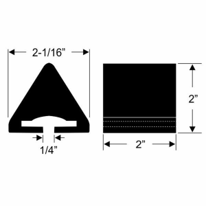 1959-60 Cadillac Restoration Parts Rear Axle Bottoming Pad / Rebound Bumper - Part #07-111B.