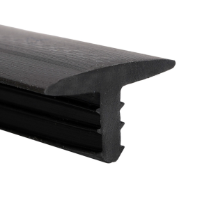 General Use T Molding - Dense Rubber - 1/2" Wide Part #03-009X.