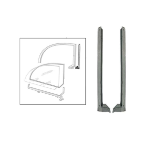 1950 Ford Convertible Restoration Parts Quarter Window Leading Edge Seals - 0A-7630106-PR