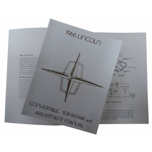 Convertible Top Repair & Adjustment Manual
