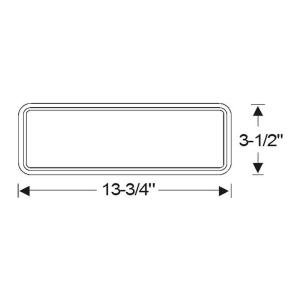 1963-64 Buick Riviera Restoration Parts Taillight Housing To Body Gasket - Part #06-014X