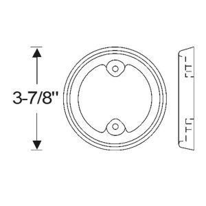 1954 Buick Restoration Parts Taillight to Fender Seal Kit - Part #06-022X