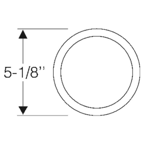 1950-52 Cadillac Restoration Parts Fog Lamp Lens Gasket - Part #06-023P