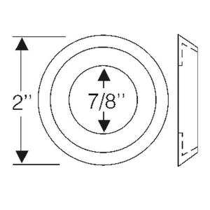 1967-68 Buick Restoration Parts Antenna Mounting Pad - Part #06-026G