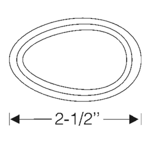 1951-55 Cadillac & Packard Restoration Parts Radio Antenna Mounting Pad - Part #06-031P