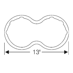1958 Buick Restoration Parts Headlight To Fender Gasket Kit - Part #06-036P