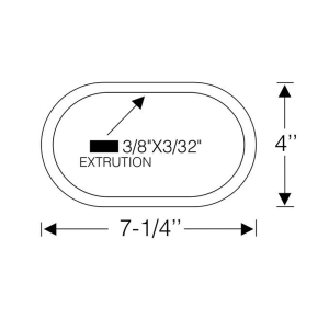 1950-52 Buick Restoration Parts Taillight Mounting Pad Kit - Part #06-037P