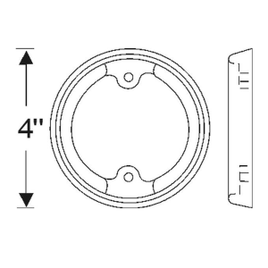 1953 Buick Restoration Parts Taillight Mounting Pad Kit - Part #06-040P.