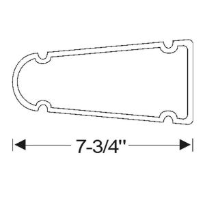 1956 Buick Restoration Parts Taillight Lens Gasket - Part #06-042P