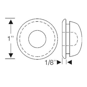 1954-56 Buick Restoration Parts Body Plug - Part #06-044G