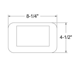1953 Cadillac Restoration Parts Fog Light Gasket - Part #06-066P
