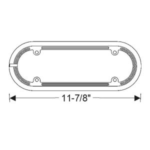 1951-53 Packard Restoration Parts Taillight Mounting Pad Kit - Part #06-069P