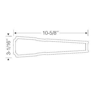 1970 Cadillac Eldorado Restoration Taillight Lens Gasket - Part #06-071P.