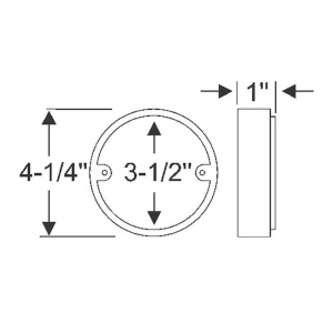 1957 Cadillac Restoration Parts Signal & Fog Lamp Lens Gasket - Part #06-145P