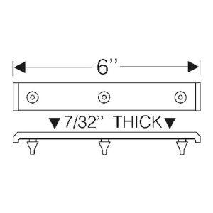 1961-65 Buick Cadillac Chevy & Oldsmobile Restoration Parts Radiator Mount Cushion - Part #02-107X