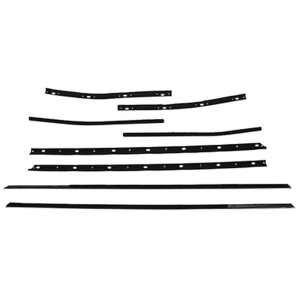 Beltline / Anti-Rattler Weatherstrip - 8 Piece Complete Kit
