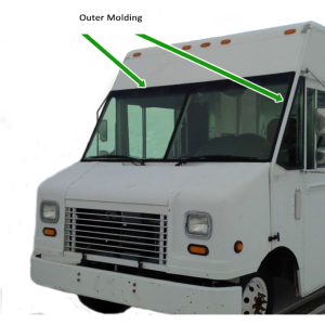 Universal Glass Molding - Part #41-014-RL.