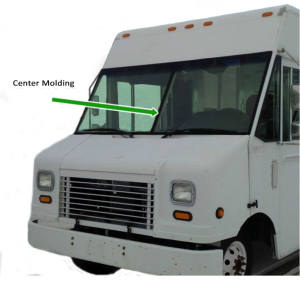 Universal Glass Molding - Part #41-015-RL.