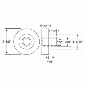1958 Chevy Restoration Parts Body To Frame Mounting Pad Kit - 03-016K