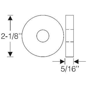 1958 Chevy Restoration Parts Body To Frame Mounting Pad Kit - 03-016K