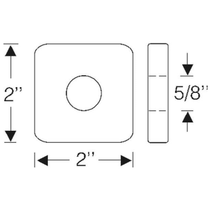1958 Chevy Restoration Parts Body To Frame Mounting Pad Kit - 03-016K