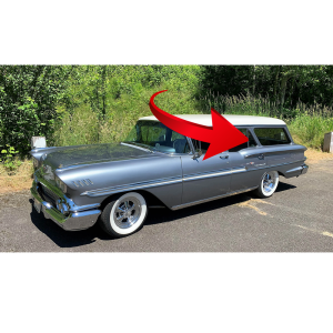 1958 Chevy & Pontiac Wagon Restoration Parts Stationary Quarter Window Seal - 10-530X