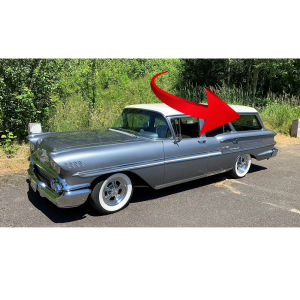 1958 Chevy & Pontiac Wagon Restoration Parts Quarter Window Seal - 10-531X