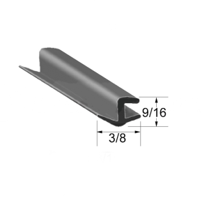 Universal Glass Molding - 9/16" Tall x 3/8" Wide