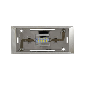 1971-79 Ford Restoration Parts Dome Light Bezel With Bulb - Part #D1AZ-13788-A.