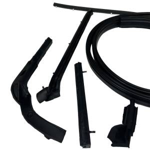 1963-67 Chevy Corvette Convertible Restoration Parts Convertible Top Roof Rail Seal Kit - Part #11-318R.