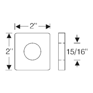 1940-58 Buick & Cadillac Restoration Parts Body To Frame Pad - #03-101H.