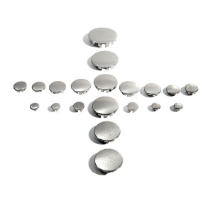 Chrome Hole Plug Assortment - 20 Piece