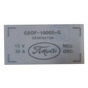 Generator Decal