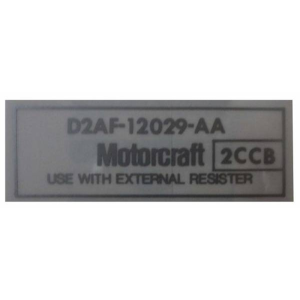 Motorcraft Coil Decal