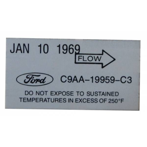 AC Dryer Decal
