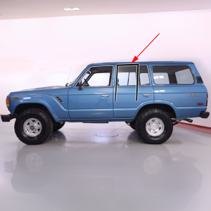 Rear Door Glass Run Channel - Fits 1981-1990 Toyota Land Cruiser - Part #10-356X.
