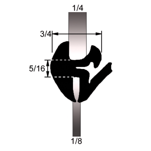 Fixed Glass Seal For Automotive, Marine, RV, Industrial Use & More - Part #38-024W.