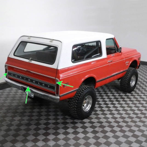 1969-72 Chevy Blazer & GMC Jimmy Restoration Parts Tailgate Seal - #16-027T.