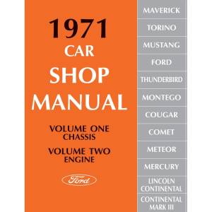 1971 Ford Car Shop Manual 5 Volumes - Part #DPRF-22-71SM.