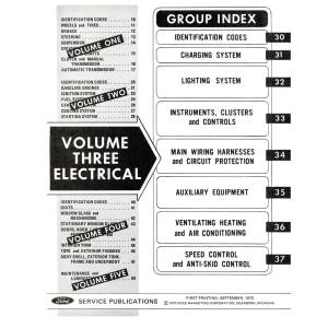 1971 Ford Car Shop Manual 5 Volumes - Part #DPRF-22-71SM.