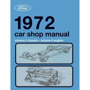 1972 Ford Car Shop Manual 5 Volumes - Part #DPRF-23-72SM.