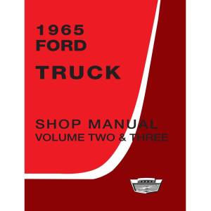 1965 Ford Truck Shop Manual (3 Volume Set) - Part #DPRF-91-65TSM.